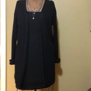 Open front long  sleeve cardi